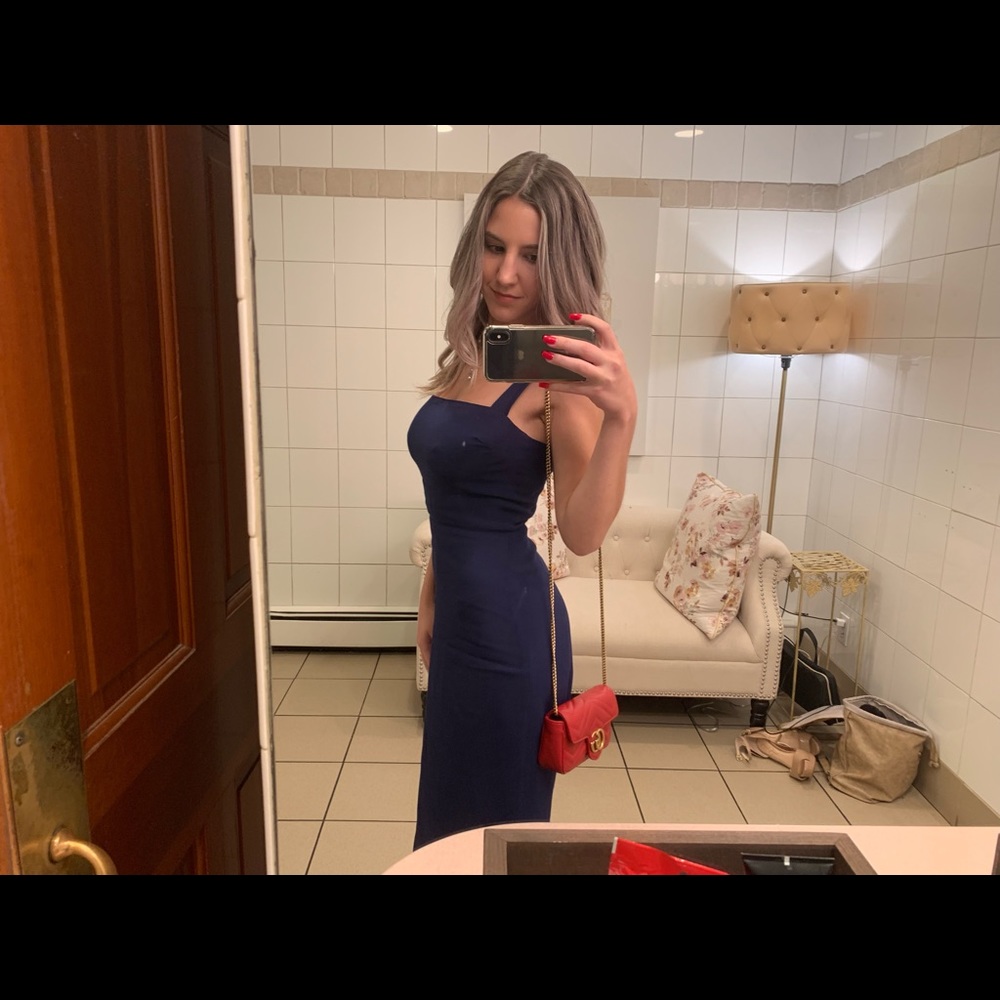 REFORMATION CHRISTINA MIDI DRESS
